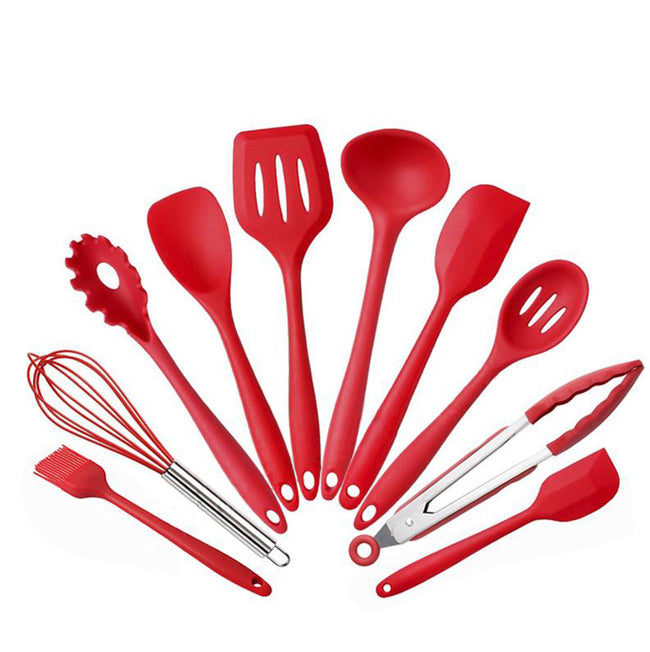 Silicone Kitchen Utensils (10 pieces)