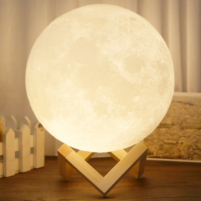 Rechargeable 3D Magical LED Moon Lamp
